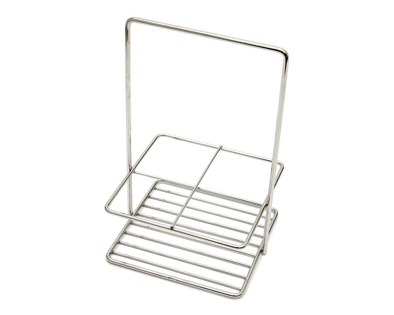 Stainless Steel 4-Bottle 250ml Square Condiment Holder - 220x145x135mm