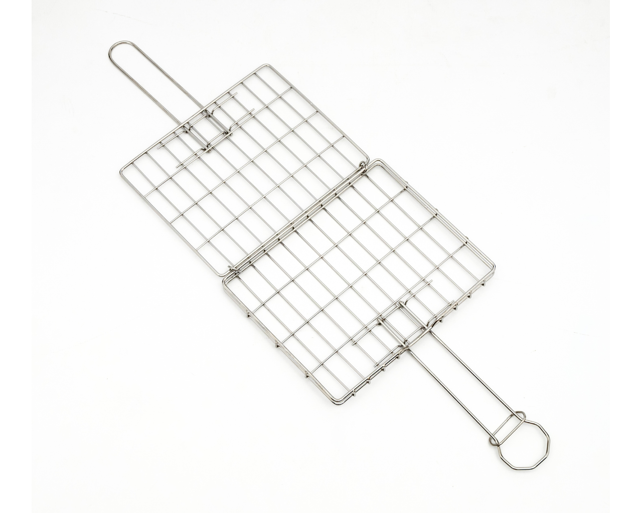 Camper Sliding Handle Braai Grid in open position