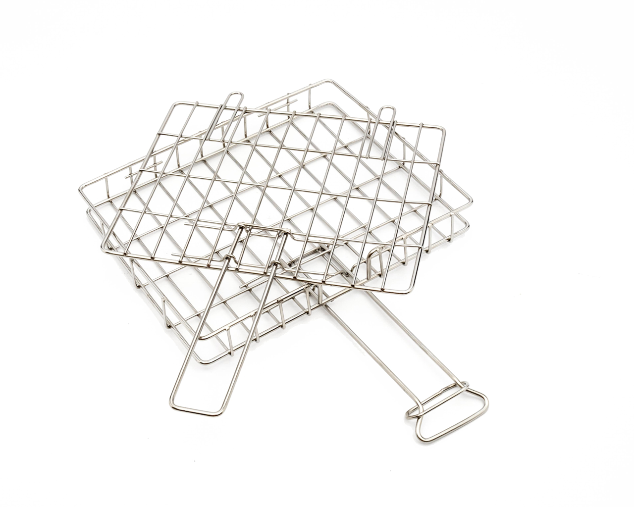 Stainless Steel Camper Loose Lid Sliding Handle Braai Grid Disassembled