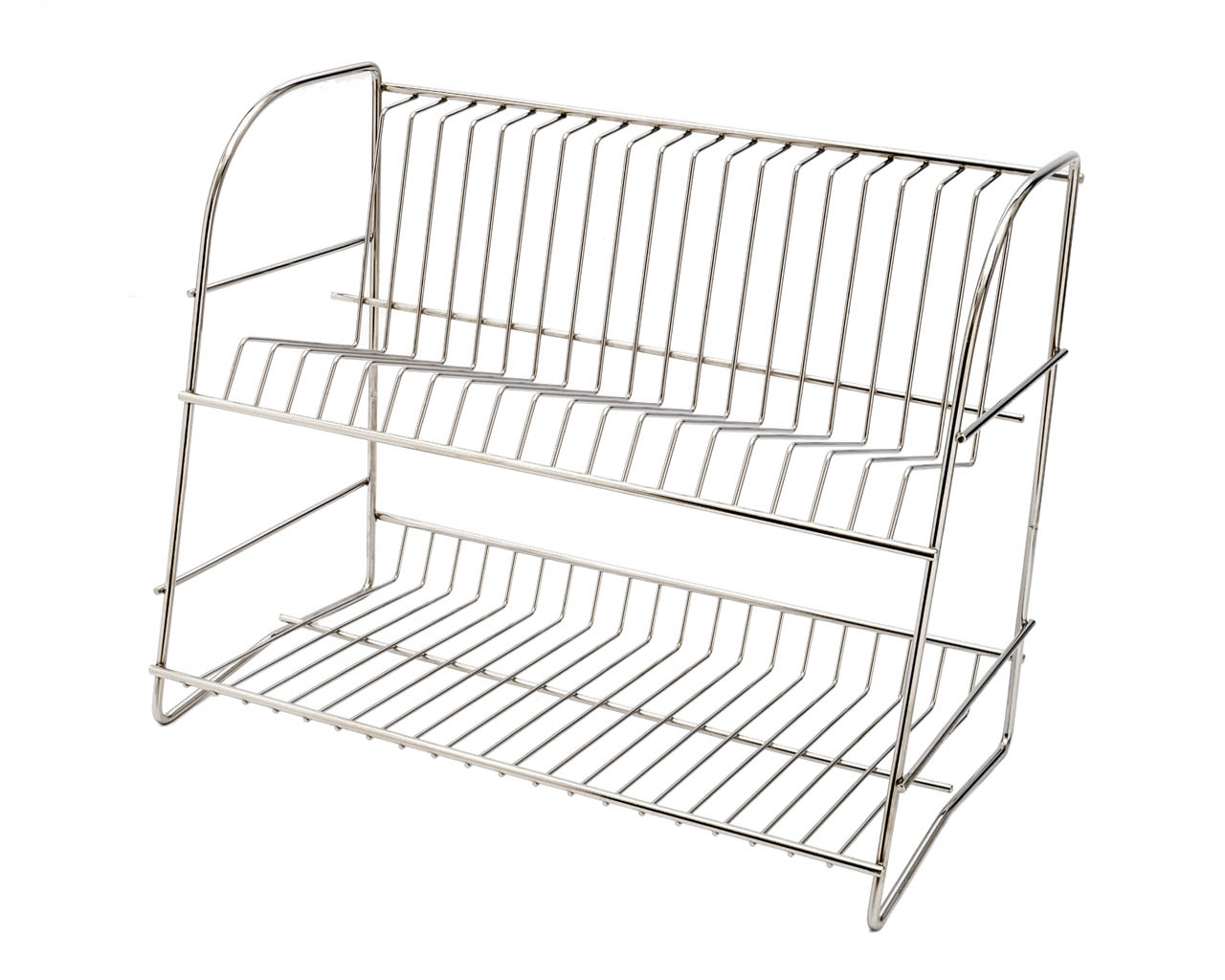 Stainless Steel Standing Dish Drying Rack 430x240x360mm