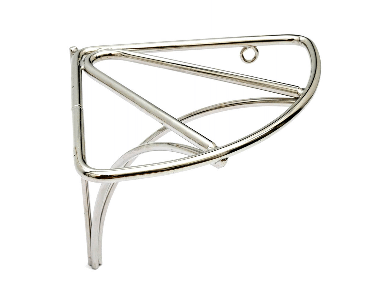 Stainless Steel Shower Corner Foot Rest - 135x135x150mm