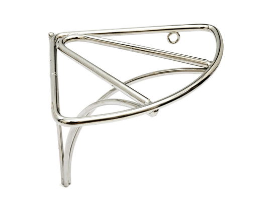 Stainless Steel Shower Corner Foot Rest - 135x135x150mm