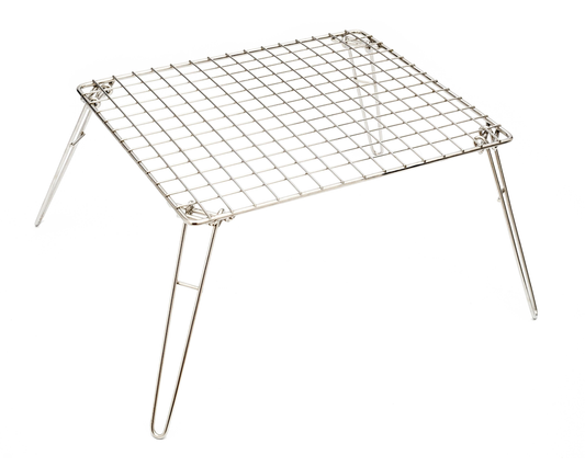 Stainless Steel Savuti Flat Braai Grid with extended legs
