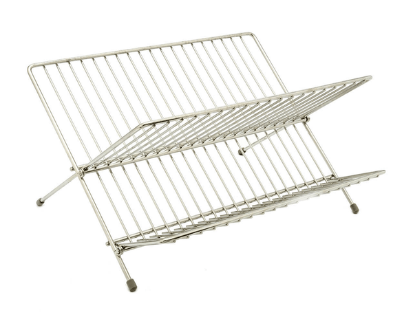 Stainless Steel Folding Dish Drying Rack – Stainless Living Products
